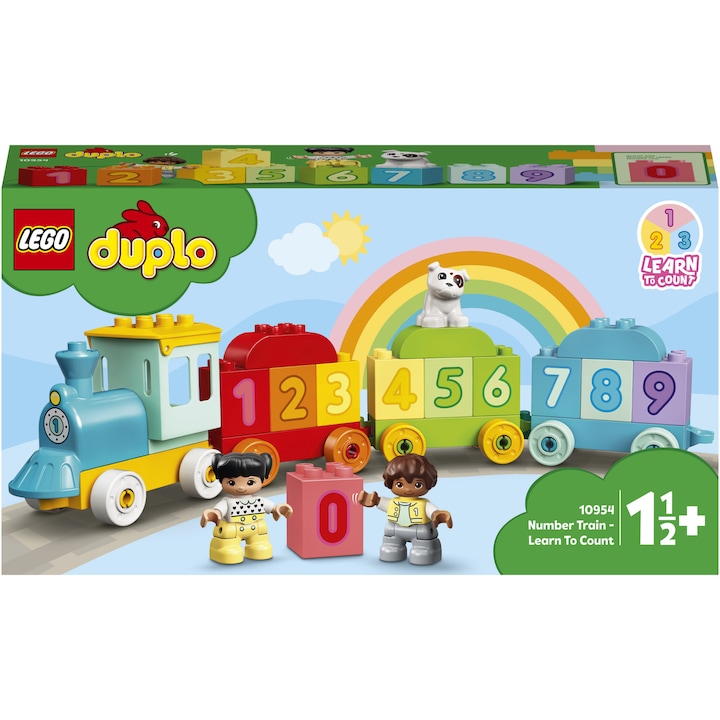 LEGO DUPLO - Primul meu Tren cu numere - învață să numeri 10954, 23 piese