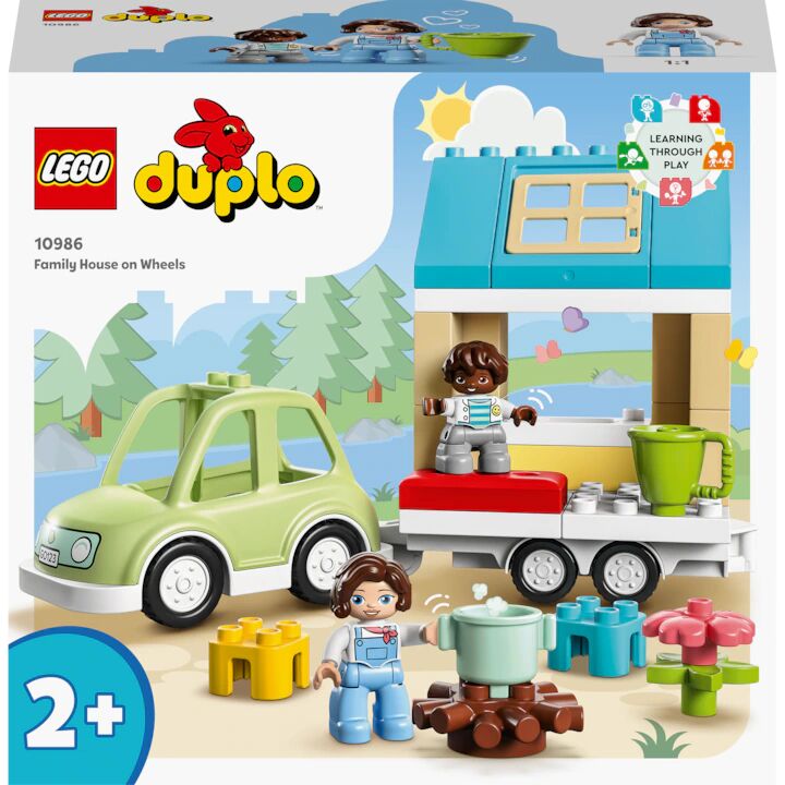 LEGO® DUPLO - Casa de familie pe roți 10986, 31 piese